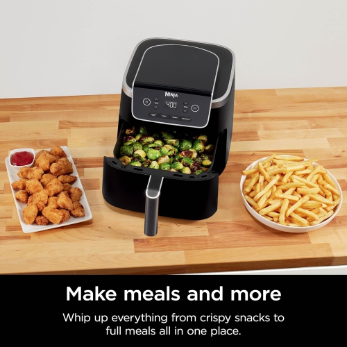 Ninja Air Fryer Pro 4-in-1 with 5 QT Capacity, Air Fry, Roast, Reheat, Dehydrate, Air Crisp Technology with 400F