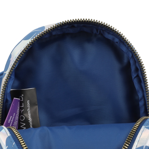 Lilo & Stitch Leaves All Over Print Shiny Mini Sling Backpack