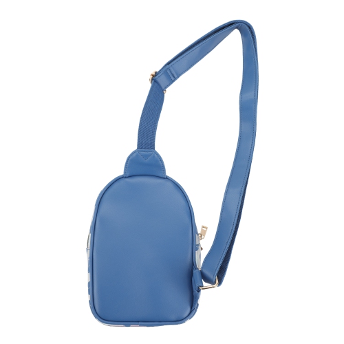 Lilo & Stitch Leaves All Over Print Shiny Mini Sling Backpack