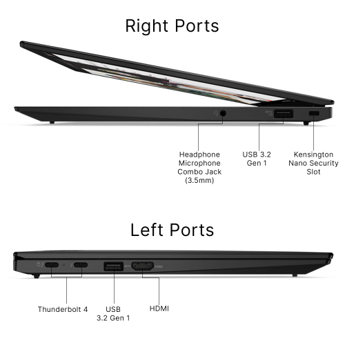 Refurbished Good - Lenovo ThinkPad X1 Carbon Gen 9 i5 1135G7 @ 4,20 GHz 16GB 512GB 14" WUXGA Win 11 PRO