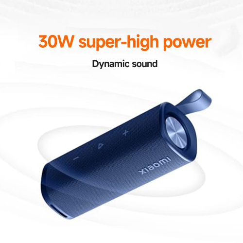 Xiaomi IP67 Waterproof Outdoor Bluetooth Speaker: 30W Stereo Sound, Advanced Bluetooth 5.4, 12 Hours Playback Time, Blue