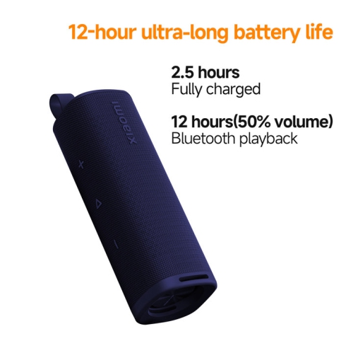 Xiaomi IP67 Waterproof Outdoor Bluetooth Speaker: 30W Stereo Sound, Advanced Bluetooth 5.4, 12 Hours Playback Time, Blue