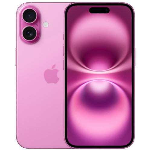 TELUS Apple iPhone 16 256GB - Pink - Monthly Financing