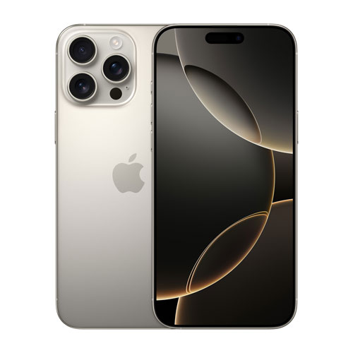 iPhone 16 Pro Max de 256 Go d'Apple avec Virgin Plus - Titane naturel - Financement mensuel