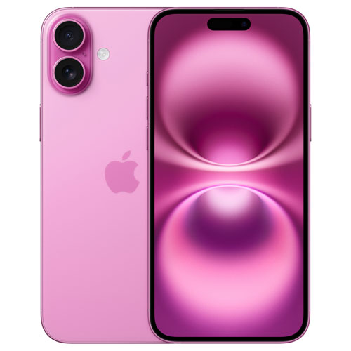 iPhone 16 Plus de 512 Go d'Apple avec Fido - Rose - Financement mensuel