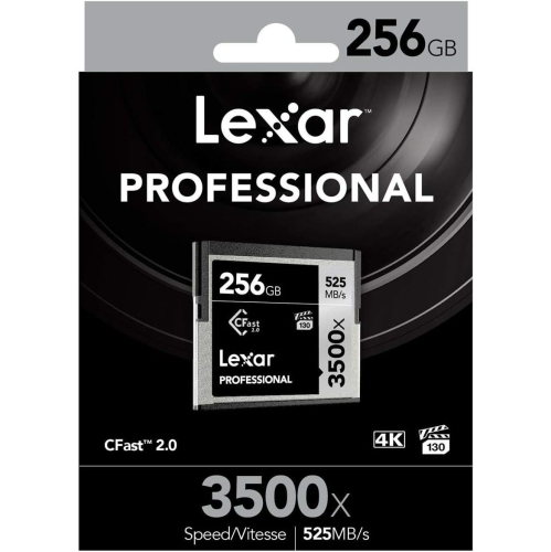 Lexar 256GB Professional Memory Card - Black
