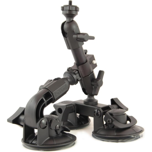 DELKIN DEVICES  Fat Gecko Triple Suction Camera Mount - In Black
