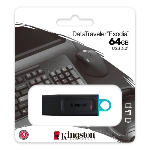 Kingston DTX DataTraveler Exodia 64GB USB 3.2 Flash Drive (DTX/64GB-2P)