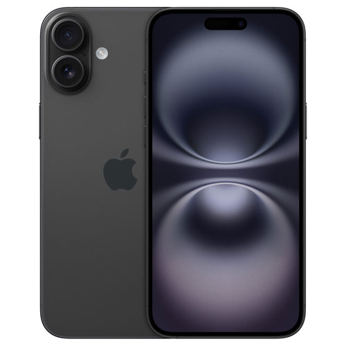 iPhone 16 Plus de 256 Go d'Apple avec TELUS - Noir - Financement mensuel