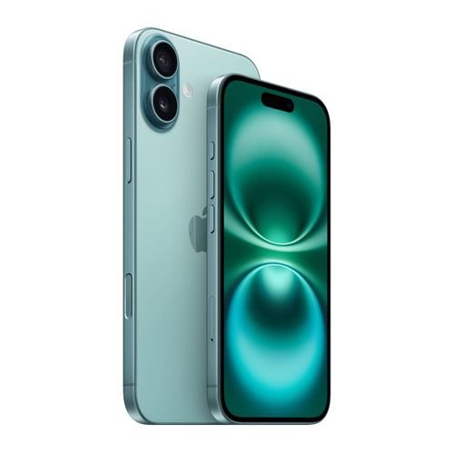 iPhone 16 Plus de 128 Go d'Apple avec Freedom Mobile - Sarcelle - Paiement Balance mensuel