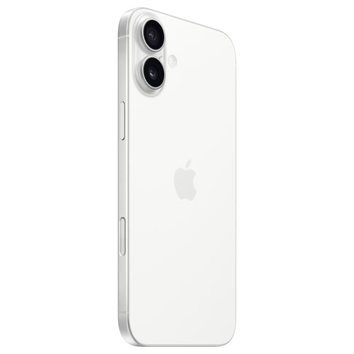 iPhone 16 Plus de 128 Go d'Apple avec Freedom Mobile - Blanc - Paiement Balance mensuel