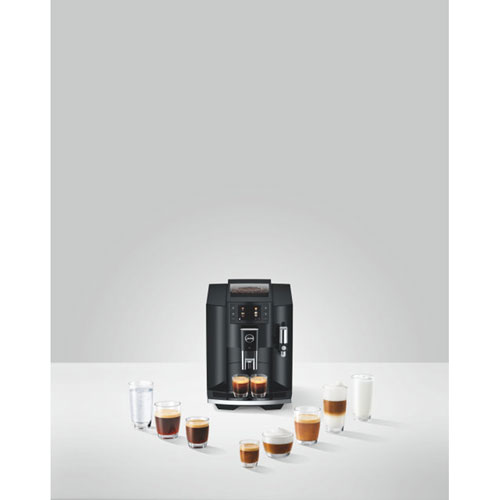 Jura E8 Automatic Espresso Machine with Coffee Grinder - Piano White