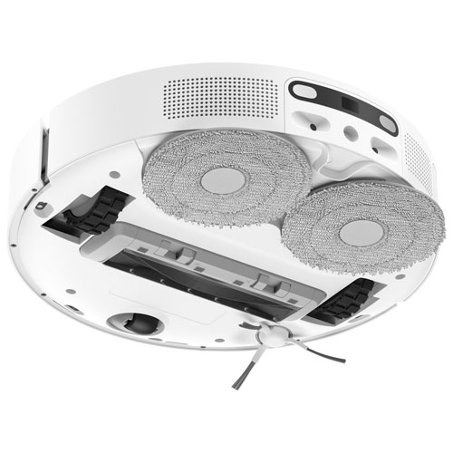 Aspirateur robot et vadrouille connecté Wi-Fi autonettoyant et à vidange automatique Dreame L10 Ultra - Blanc