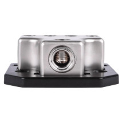 Skar Audio SK-DIST-BLK2 1 x 1/0 or 4 Gauge to 4 x 4 or 8 Gauge Power Distribution Block