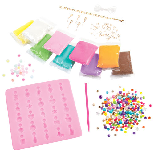 Make It Real Clay Charm DIY Jewelry Kit