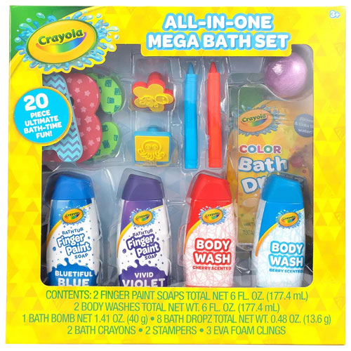 Taste Beauty Crayola All-in-One Mega Bath Set