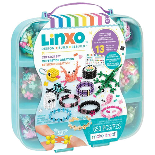 Make It Real Linxo Creator Set with Storage - 650 Pieces