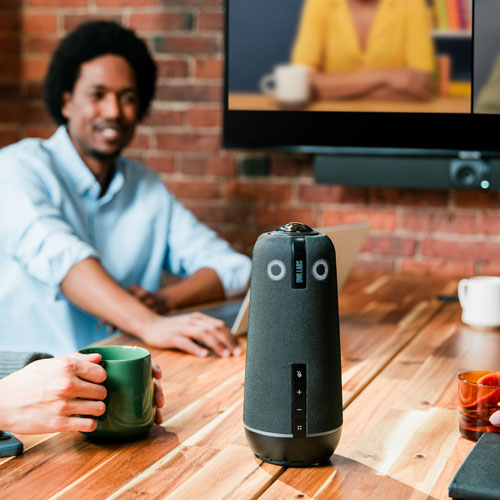 Système et caméra de conférence vidéo intelligente UHD 4K 360° Owl Labs Meeting Owl 4+ - Noir