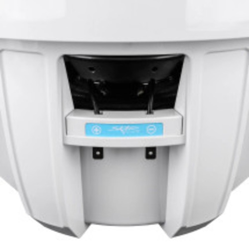 Haut-parleur d'extrêmes graves nautique 500 W RMS 10 po SKMM 10 W de Skar Audio - Blanc - 4 Ohm double