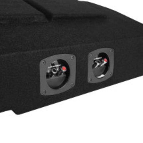 Skar Audio VS-2X8GM-2014-2018-CREWCAB-V Dual 8" Ported Subwoofer Enclosure for 2014-2018 Chevy Silverado & GMC Sierra Crew Cab