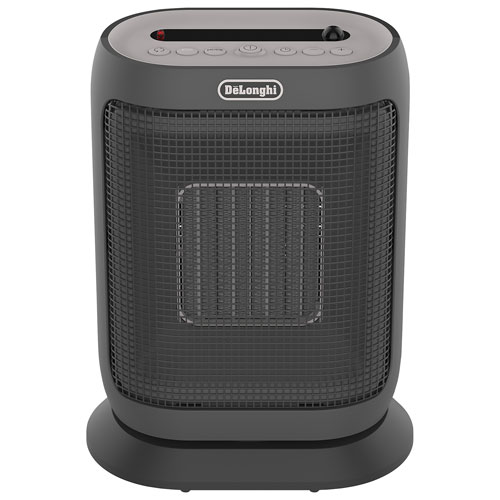 De'Longhi Compact Digital Ceramic Heater - Grey