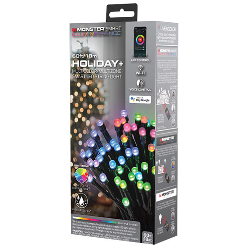 Monster Illuminessence Holiday+ 18m LED String Light