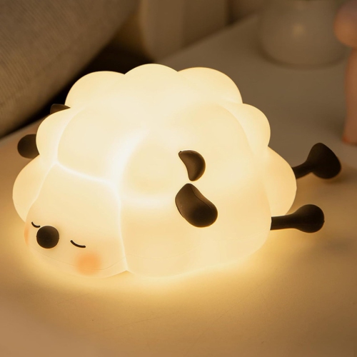 YOULIGHTS  Rechargeable Led Night Light for Kids, 3-Level Dimmable Nursery Nightlight, Food Grade Silicone Squishy Lamp Perfect Bedside Touch Lamp \w