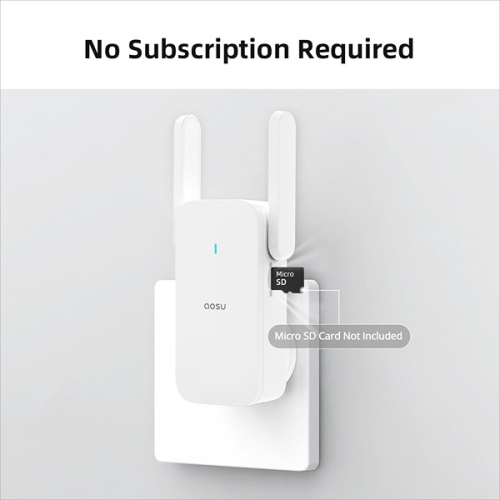 AOSU ‎13.8 x 15.6 x 6.3 Wireless Doorbell Camera White