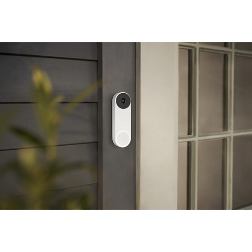 Google 2.54 x 4.19 x 13.11 cm Wired Video Doorbell Camera Snow