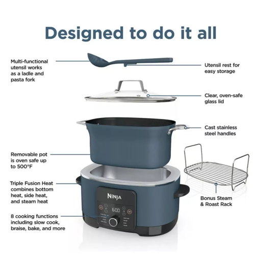 Ninja Foodi PossibleCooker PRO 8.5 Quart Multi-Cooker - MC1001COMB by NINJA - Open Box condition - Image 2