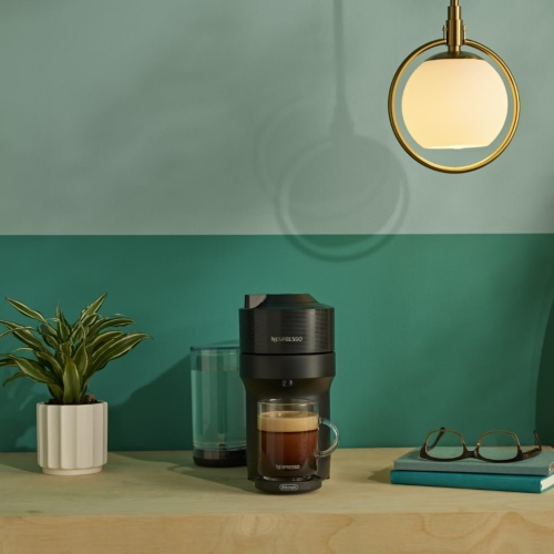 Open Box - Nespresso Vertuo Pop+ Coffee and Espresso Machine by De'Longhi, Liquorice Black