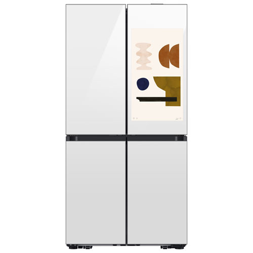 Open Box - Samsung BESPOKE 36" 22.5 Cu Ft Counter Depth 4-Door French Door - White - Perfect Condition