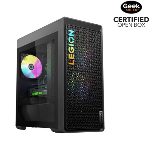 Open Box - Lenovo Legion Tower 5i Gaming PC - Storm Grey (Intel Core i5 14400F/32GB RAM/1TB SSD/ RTX 4060)