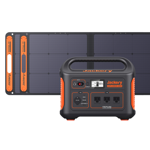 (Remis à neuf excellent) Jackery Solar Generator 1000, Explorer 1000 et 2 x SolarSaga 100&nbsp;W panneau solaire