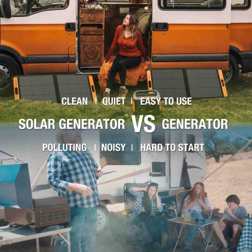 (Remis à neuf excellent) Jackery Solar Generator 1000, Explorer 1000 et 2 x SolarSaga 100&nbsp;W panneau solaire