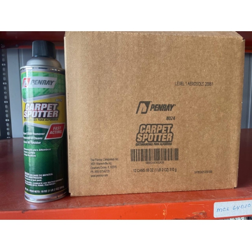 PENRAY  Car Auto And Home Carpet Spotter 8024 Case Of 12 Cans