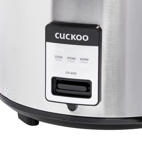 CUCKOO – CUCKOO CR-3032 30-Cup, cuiseur à riz et réchaud commercial, récipient interne antiadhésif, commutateur de pression