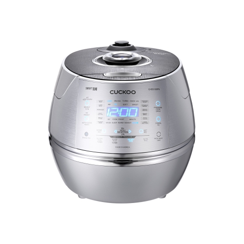 CUCKOO – CUCKOO CRP-CHSS1009F 10-Cup, cuisson à induction, pression de riz avec récipient interne antiadhésif, 17 modes de menu, technologie Fuzzy Lo