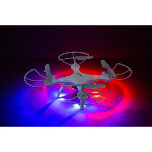 Drone quadricoptère Sky Rider X-51 Atlas avec caméra et manette - Prêt à voler - Gris mat - Exclusivité de Best Buy