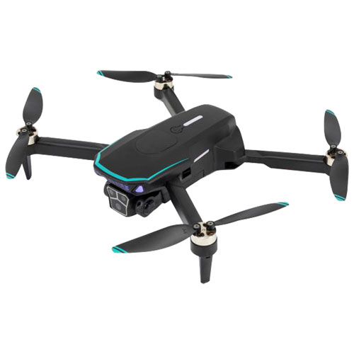 Drone quadricoptère Sky Rider XG-34 Neith avec caméra et manette - Prêt à voler - Noir - Exclusivité de Best Buy