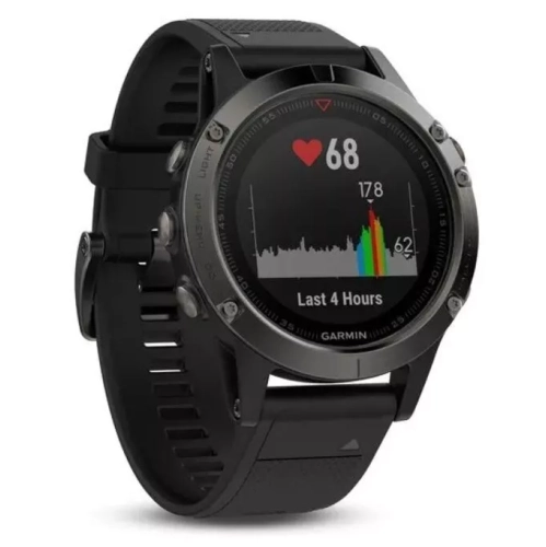 Open Box - Garmin Fenix 5 - Slate Gray with Black Band