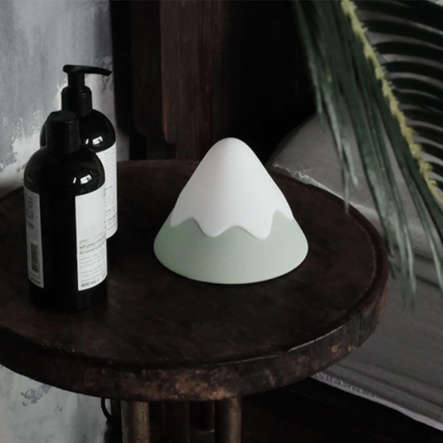 LED Night Nursery Lamp Table Night Light Rechargeable Snow Mountain Shaped Lamp Bedside Lamp for Children Room