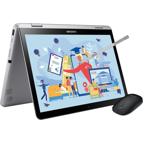 Refurbished - Samsung 12.2" 2-in-1 Touchscreen Chromebook Plus Laptop for Business, 64GB eMMc, 4GB RAM, Wireless Mouse, Stylus Pen