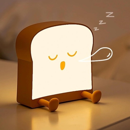 Veilleuse DEL de Toast pour les enfants et les enfants - Safe, Versatile, Eye-Caring et Oh-So-adorable Bedroom Companion