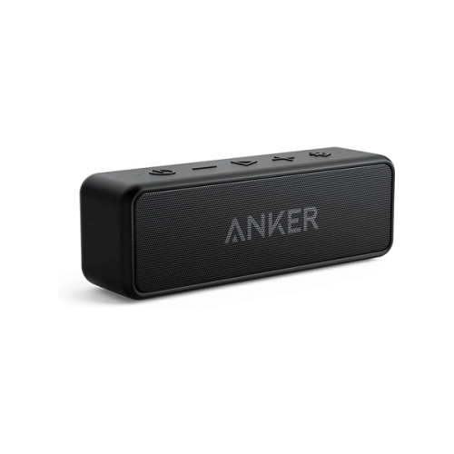 Anker – haut-parleur portatif Bluetooth 16,51 x 5,59 x 4,57&nbsp;cm avec son stéréo 12&nbsp;W, Bluetooth 5 noir