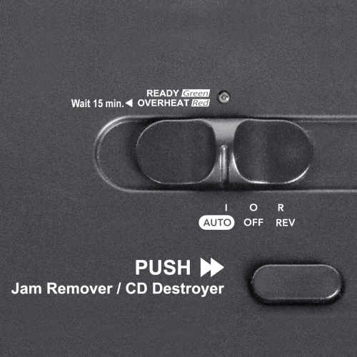 Déchiqueteur professionnel à coupe en bandes, CD, cartes de crédit, sans corbeille, coupe en bandes, 8 feuilles sans panier