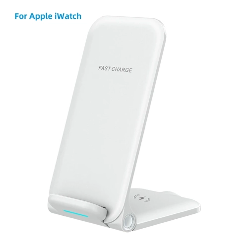 NONE  Gtimlmc 3 In 1 Wireless Charger Foldable 3In1 Phone Stand 15W Fast Charging Station for Iphone 15 Samsung Galaxy S24 Xiaomi 14 In White