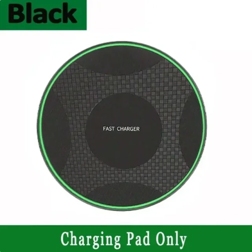 NONE  100W Fast Wireless Charger Pad for Iphone 14 13 12 15 Pro Max Samsung Galaxy S24 S23 S22 S21 Xiaomi Wireless Charging Station, Blcak Without