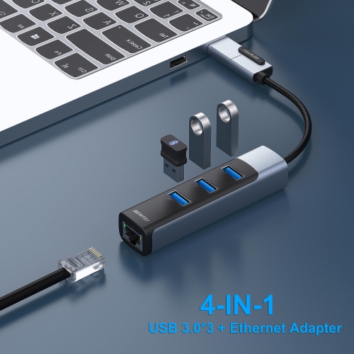 BENFEI USB-C/USB 3.0 to Gigabit Ethernet(RJ45) Adapter