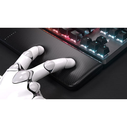 Clavier de jeu mécanique sans pavé numérique rétroéclairé sans fil à touches mécaniques linéaires Red K70 CORE de Corsair - Noir - Exclusivité Best